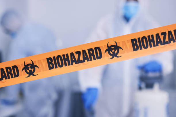 Professional Biohazard Cleanup technician working in Monitor, WA